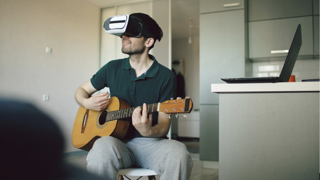 Apprendre d'un instrument en VR